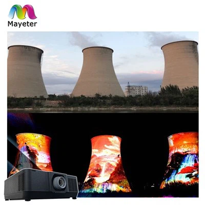 3d ologram pwojektè piblisite 3d kat deyò 3d ologram