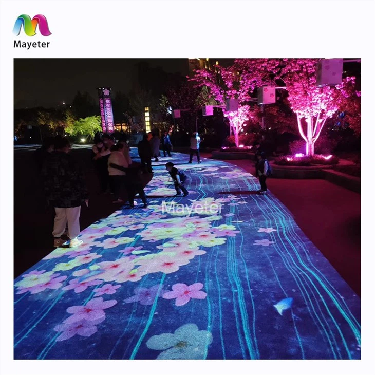 3D Interactive Floor Projection Interactive Hologram Projector